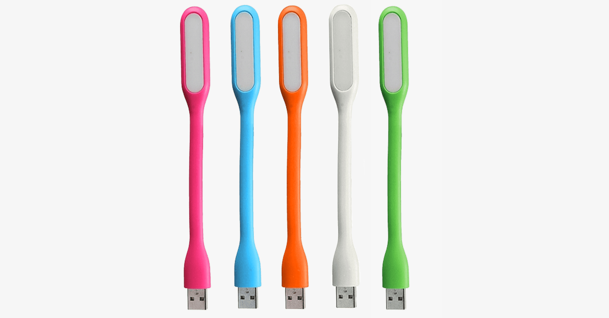LED USB Portable Flashlight – Flash Colors Around You!