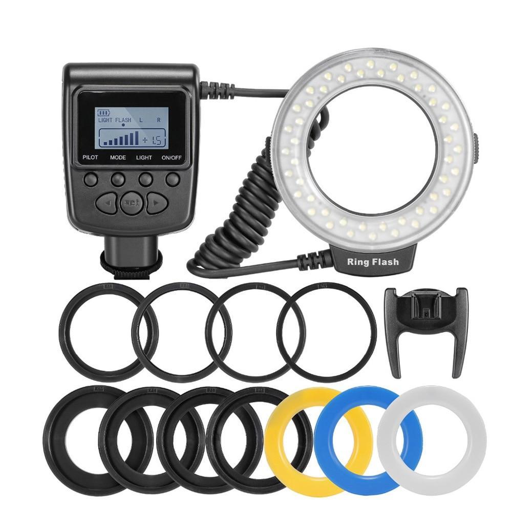 48pcs LED DSLR Camera Ring Flash