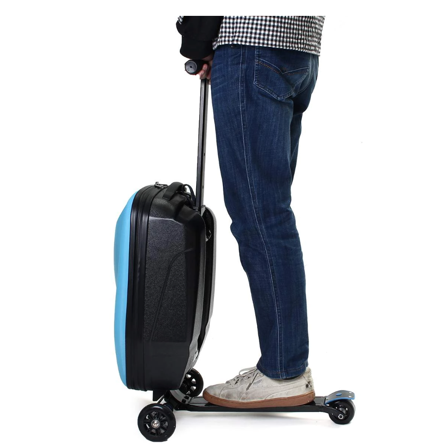 Scooter Suitcase - Carry On Luggage with Built-In Scooter