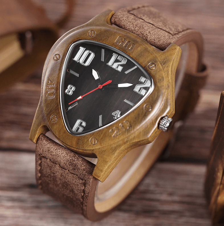 Bamboo Wooden Watch Quartz