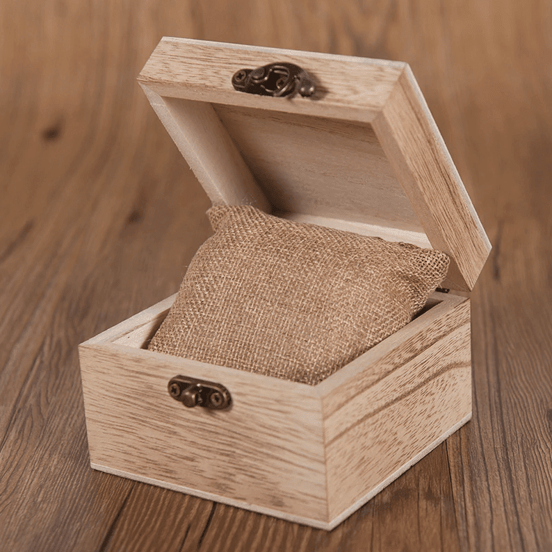 Wood Watch Quartz Mens