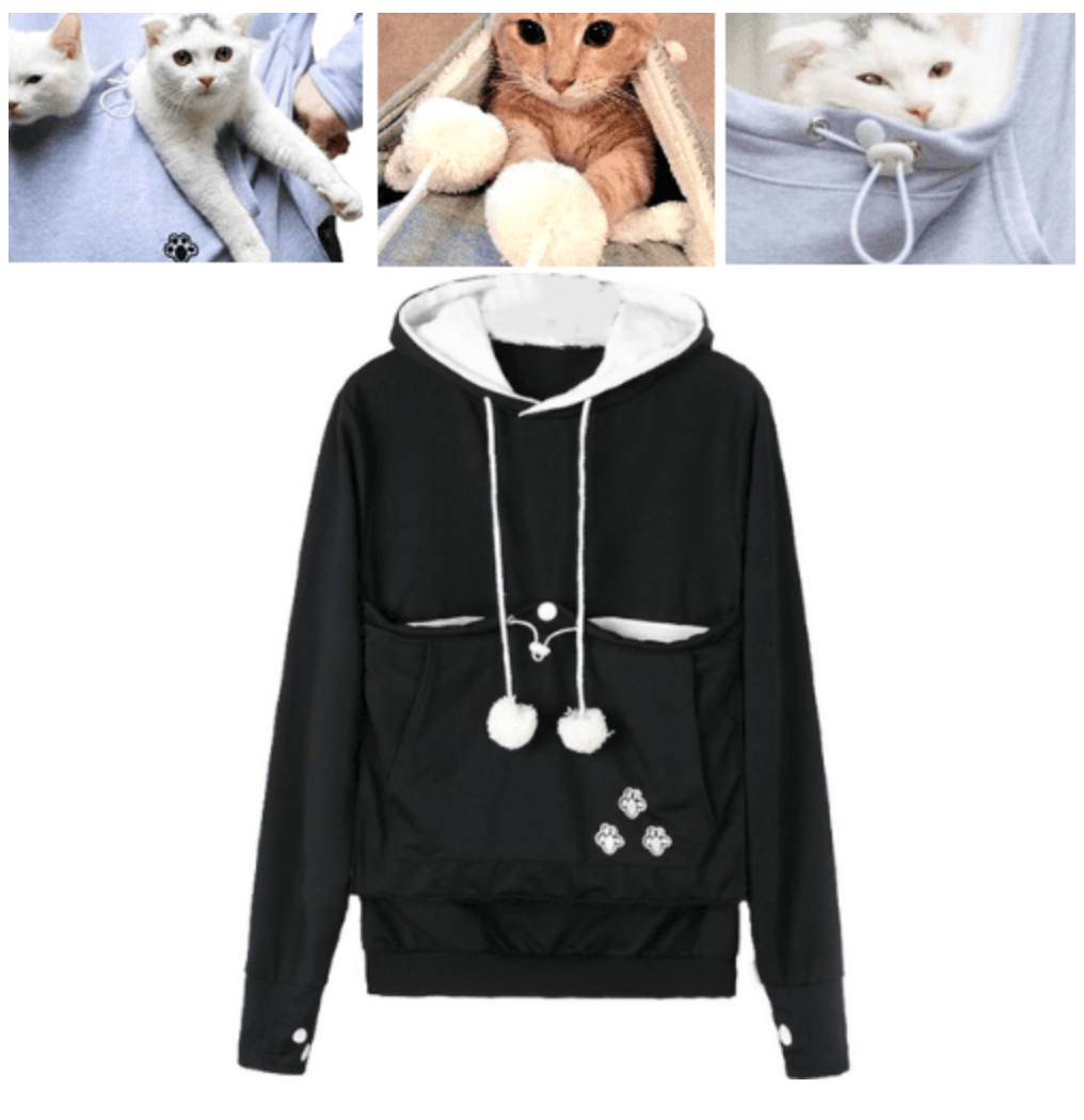 Cat Pouch Hoodie