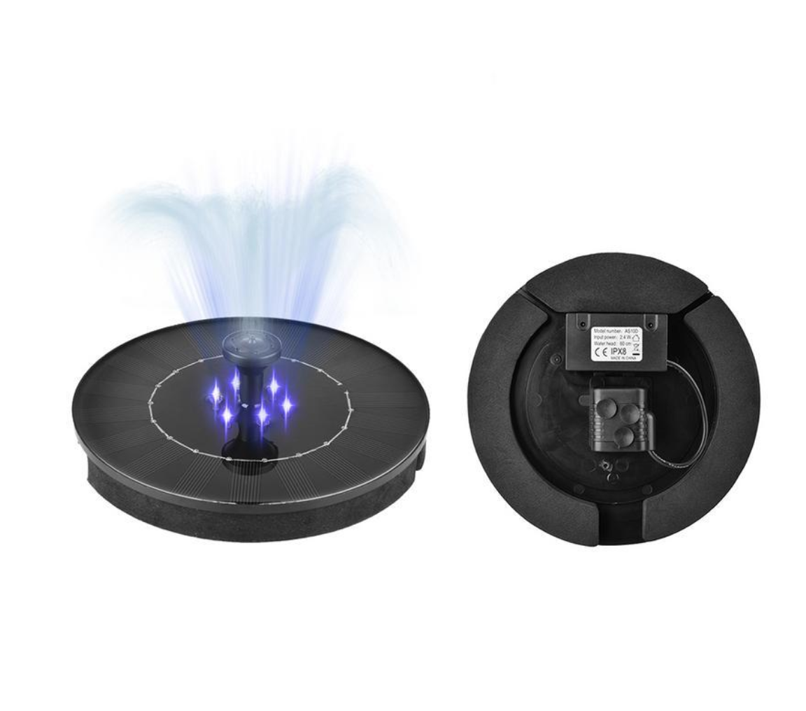 Solar Powered Floating Fountain