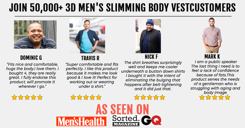 Men's Body Slimming Under-Shirt