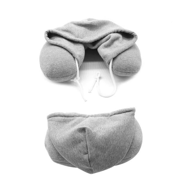 Travel Pillow with Hood