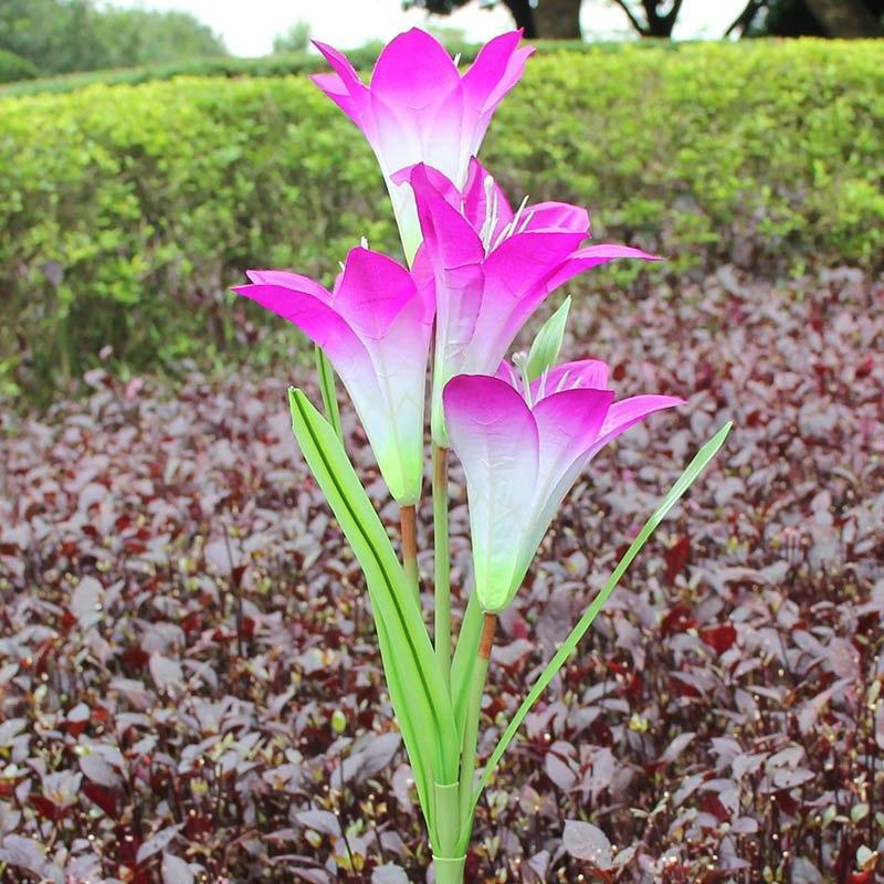 Solar Powered LED Garden Flower