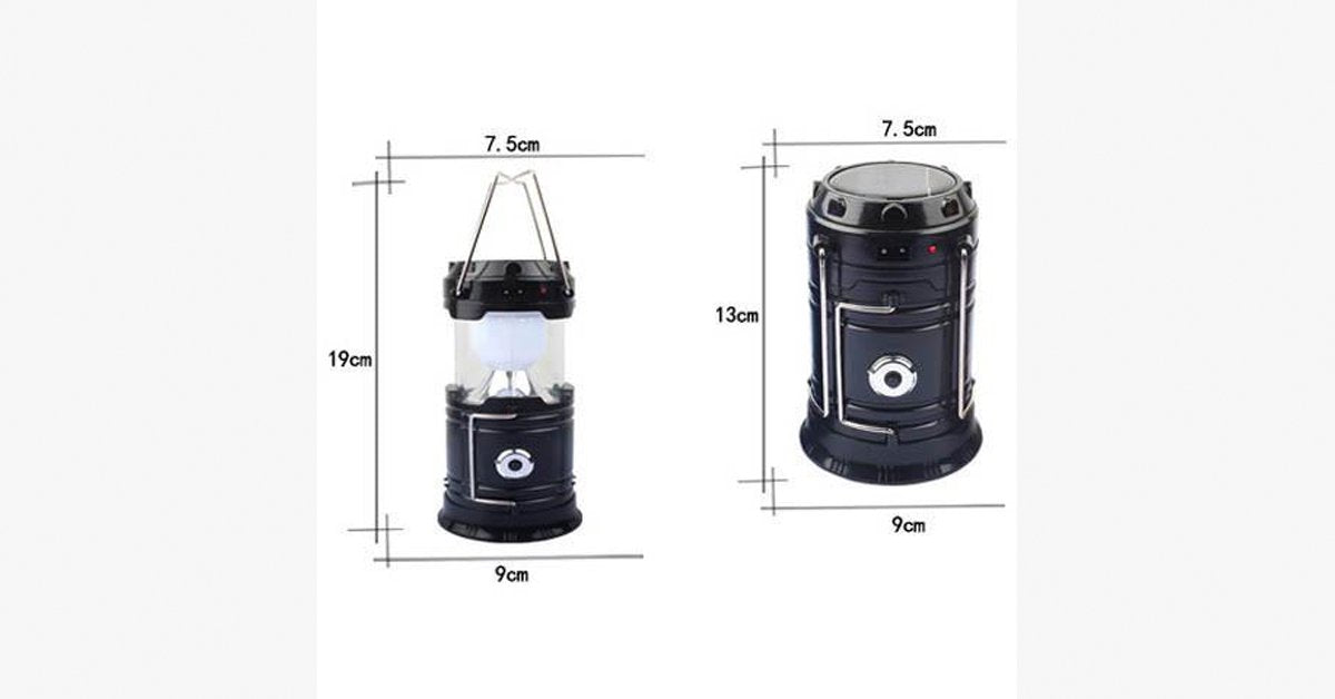 Solar Camping Light with Portable Charger – Camping Made Fun and Safe