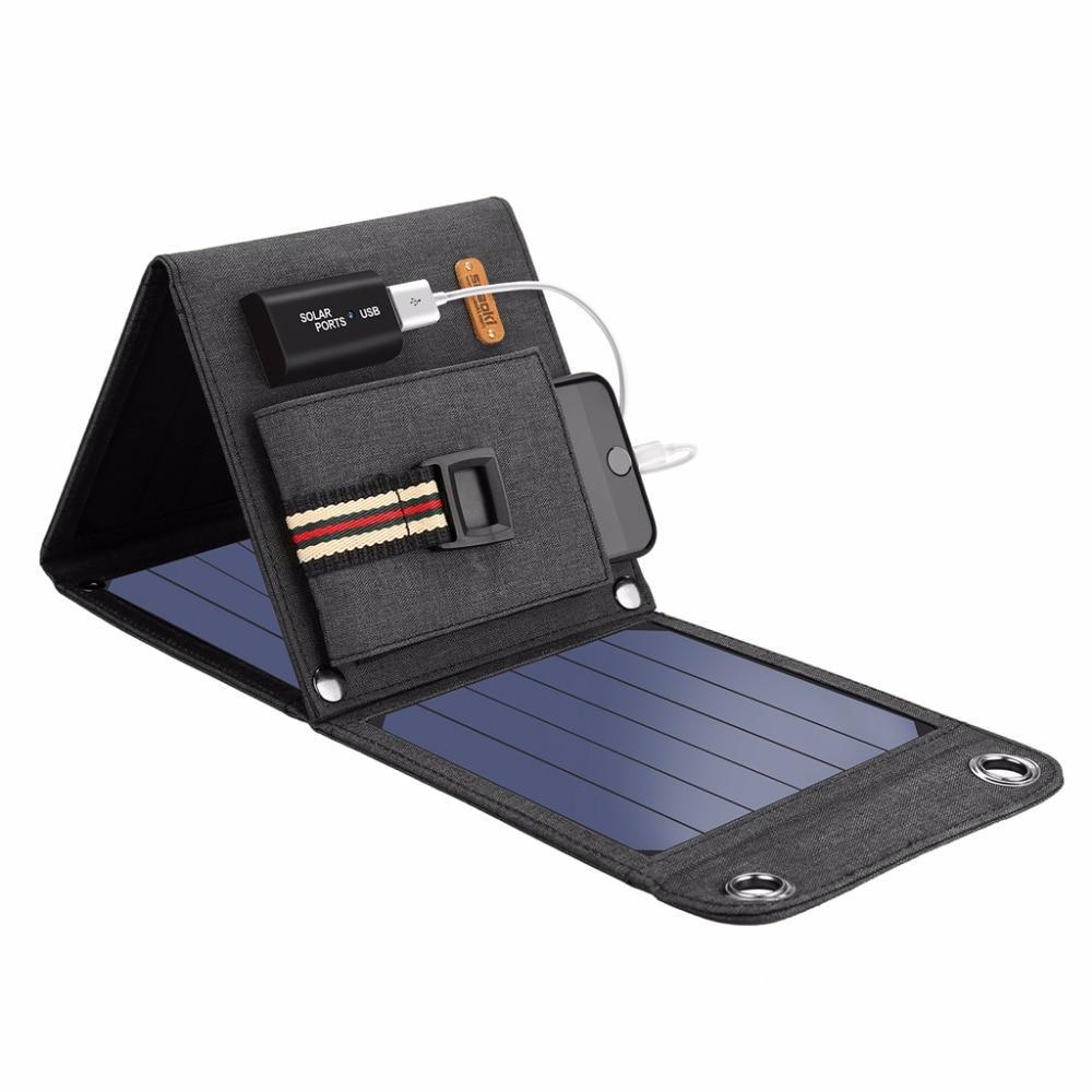 14W Output Devices Portable Solar Panels for Smartphones, Laptop, Cells Charger