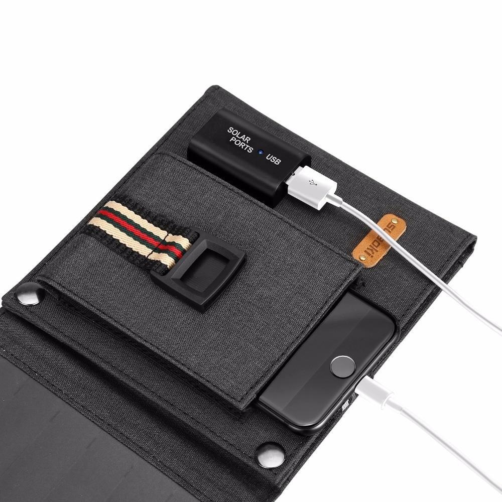14W Output Devices Portable Solar Panels for Smartphones, Laptop, Cells Charger
