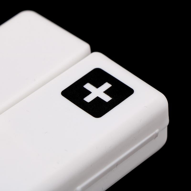 Portable Supplements Box With Magnetic Snap Closure