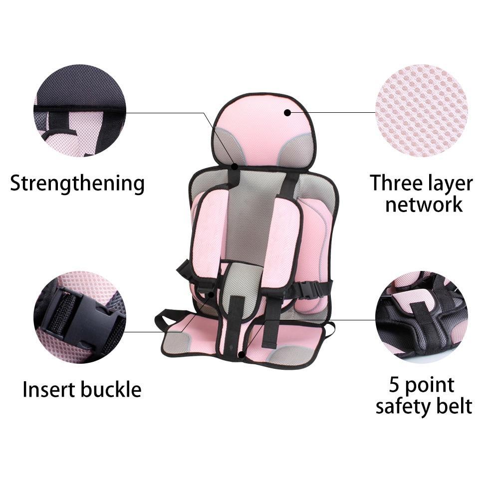 Adjustable Sponge Baby Car Seat