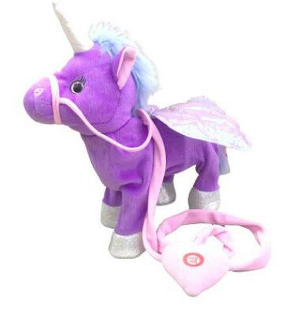 Singing and Walking Unicorn Plush Toy