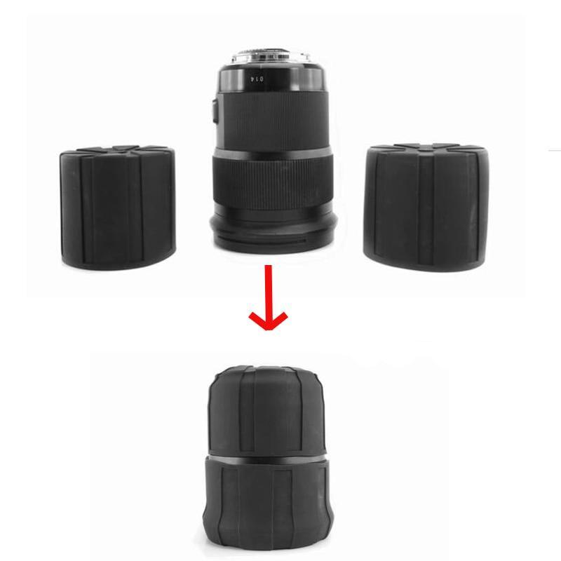 Silicone Universal Lens Cap for DSLR Camera Lenses