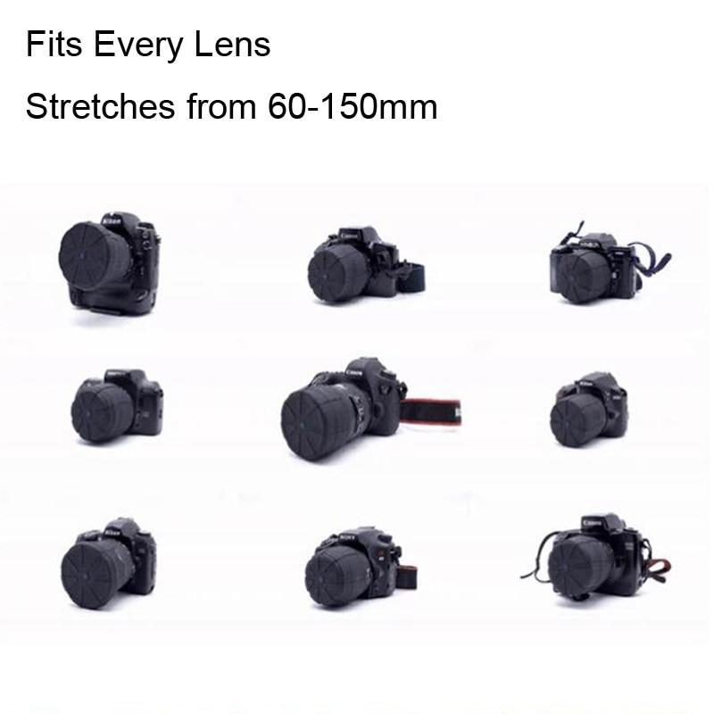 Silicone Universal Lens Cap for DSLR Camera Lenses