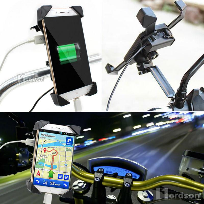 Motorcycle Phone Holder Charger