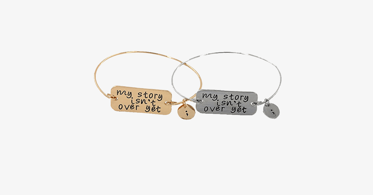 Semicolon Bangle
