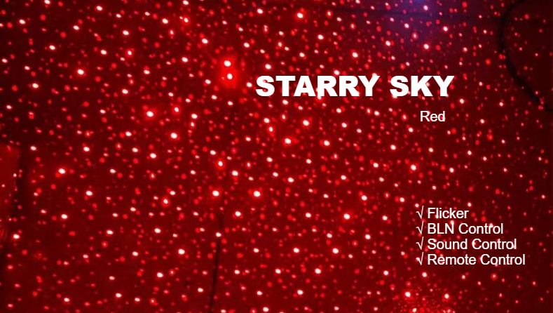 Car Roof Star Projector Lights -- Enjoy A Romantic Galaxy Sky