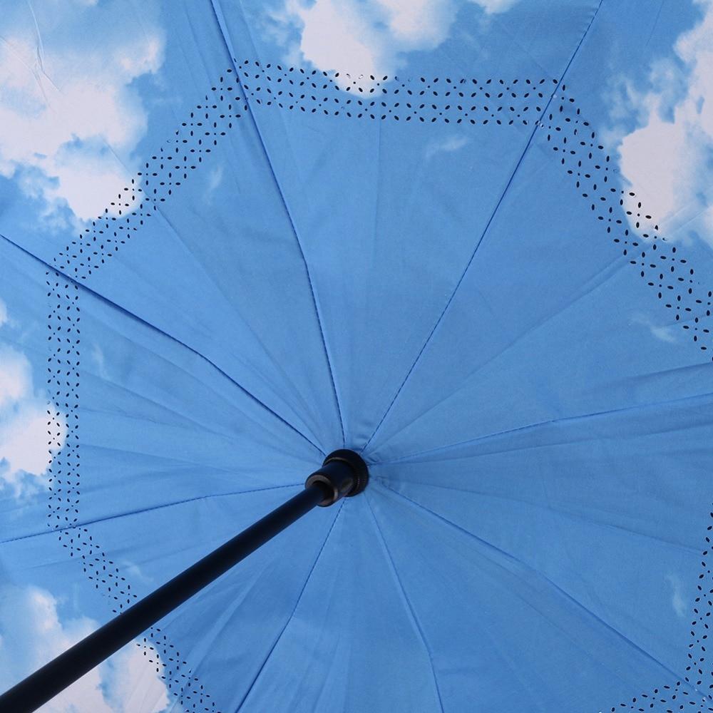 Windproof Reverse Folding Inverted Umbrella