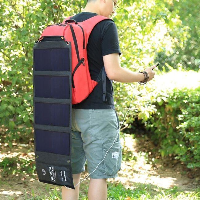 14W Output Devices Portable Solar Panels for Smartphones, Laptop, Cells Charger