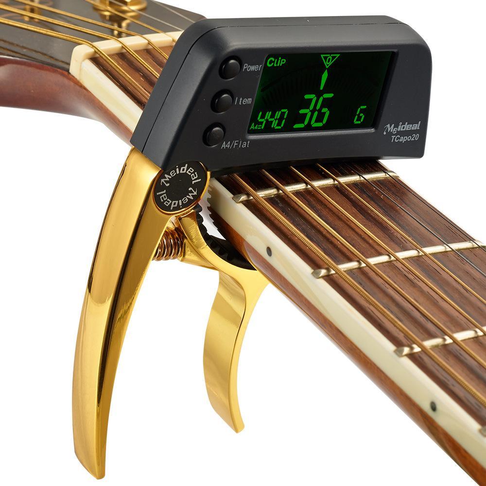 Guitar Capo With Built-In Tuner