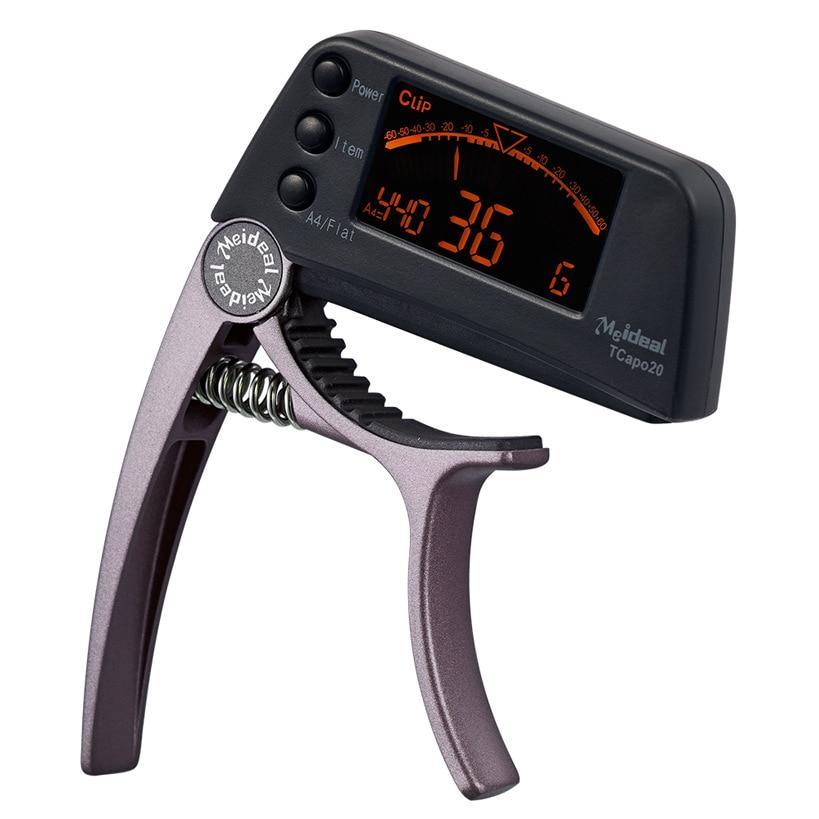 Guitar Capo With Built-In Tuner