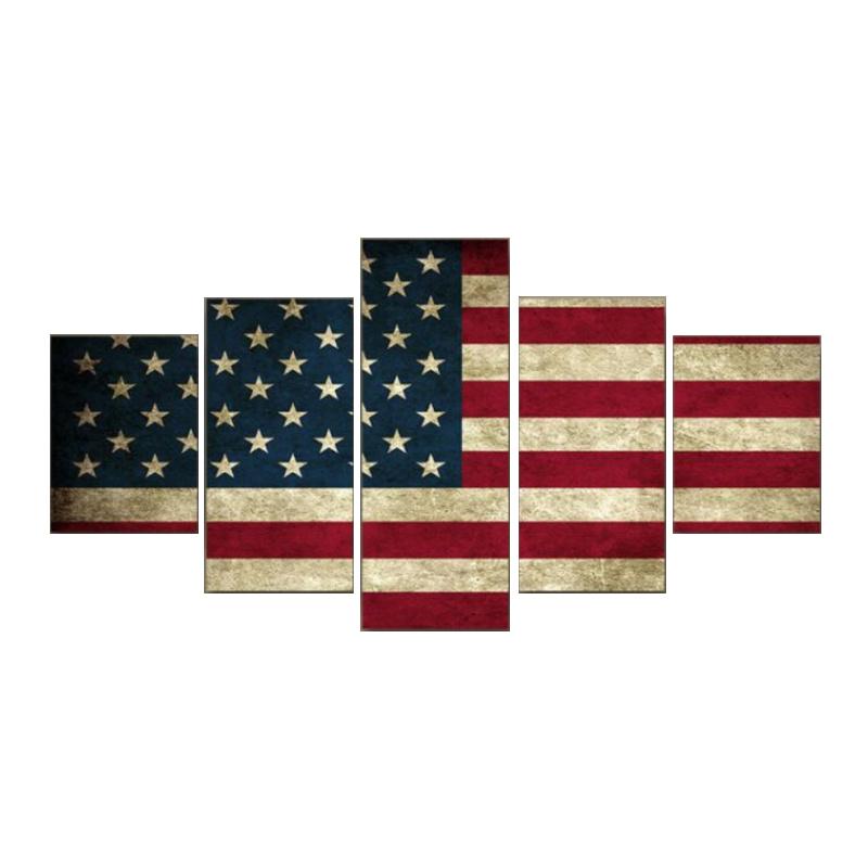 American Flag Wall Canvas