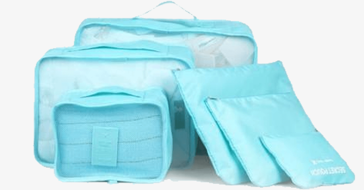 Portable Travel Luggage - Transparent Mesh Top - Organize your Clothing Compact & Stylish!