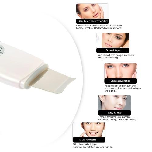 Ultrasonic Face Skin Scrubber