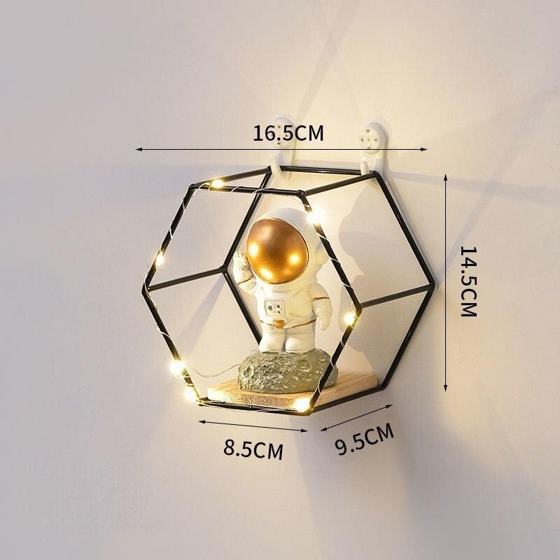 Unique Hexagonal Wall Pot Holder Holiday