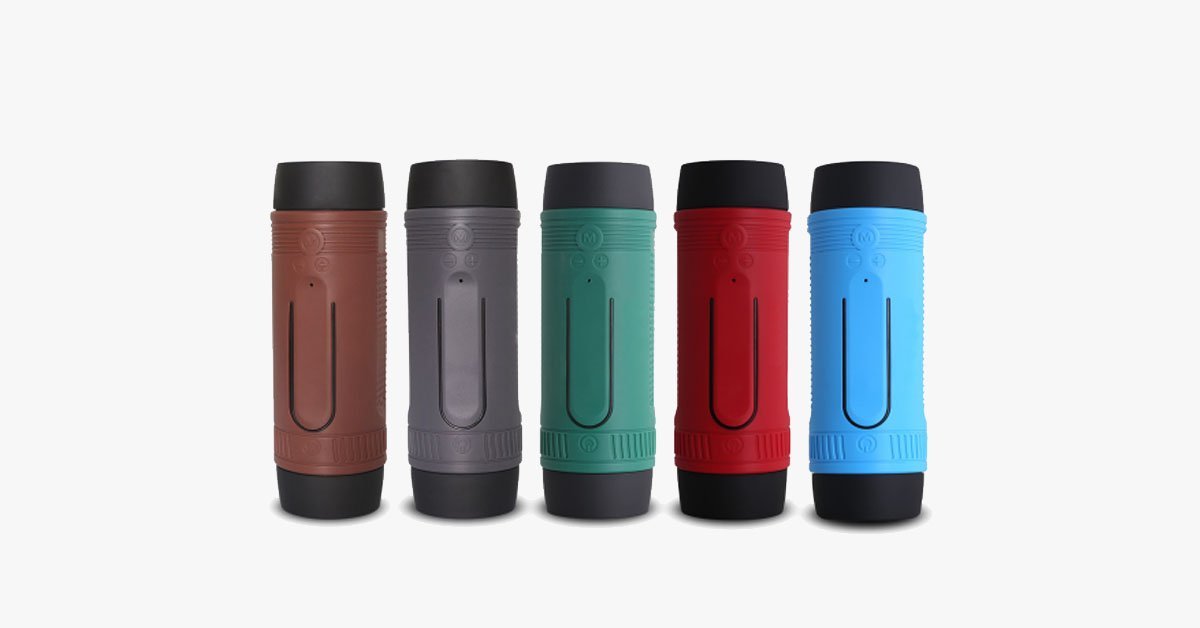 Waterproof Bluetooth Speaker for Bike with LED Light – Take Your Favorite Music Everywhere!