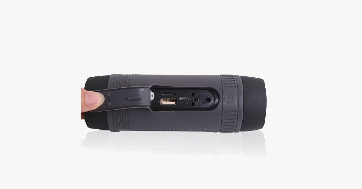 Waterproof Bluetooth Speaker for Bike with LED Light – Take Your Favorite Music Everywhere!