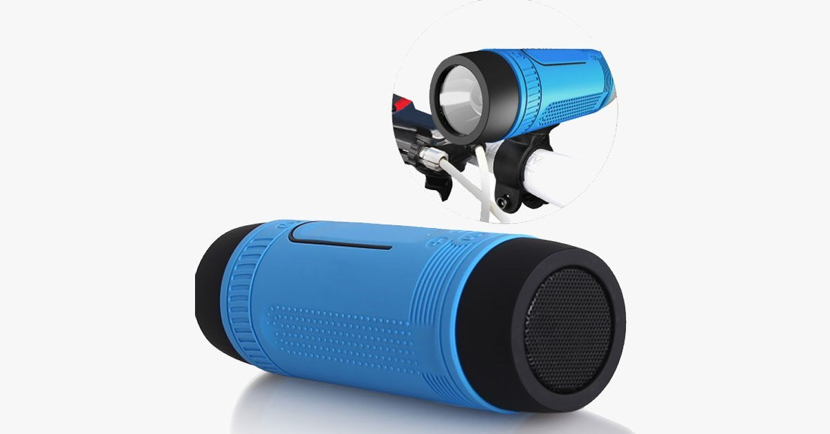 Waterproof Bluetooth Speaker for Bike with LED Light – Take Your Favorite Music Everywhere!