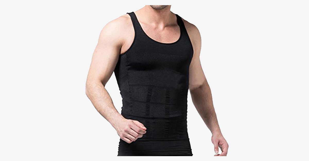 Men's Body Slimming Under-Shirt