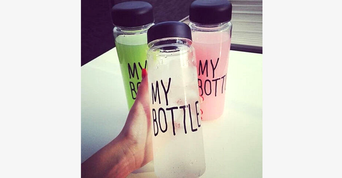 'My Bottle' Transparent Water Bottle