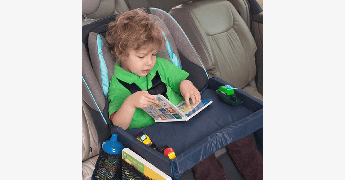 Kids Car Seat Travel Play Tray - Safety at Its Best!