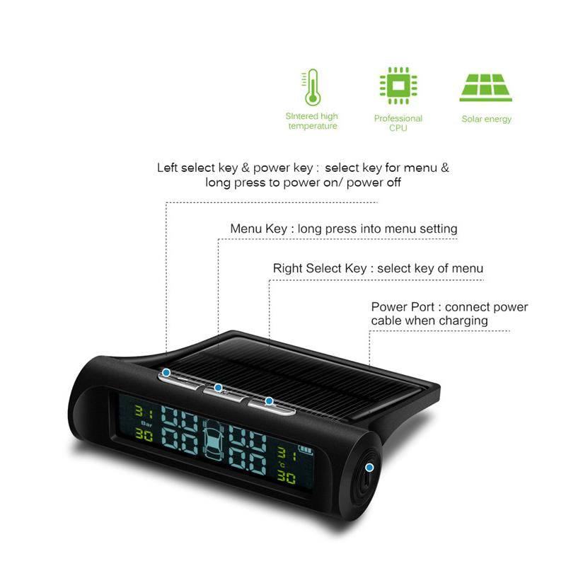 Wireless Car Tire Pressure Monitoring System