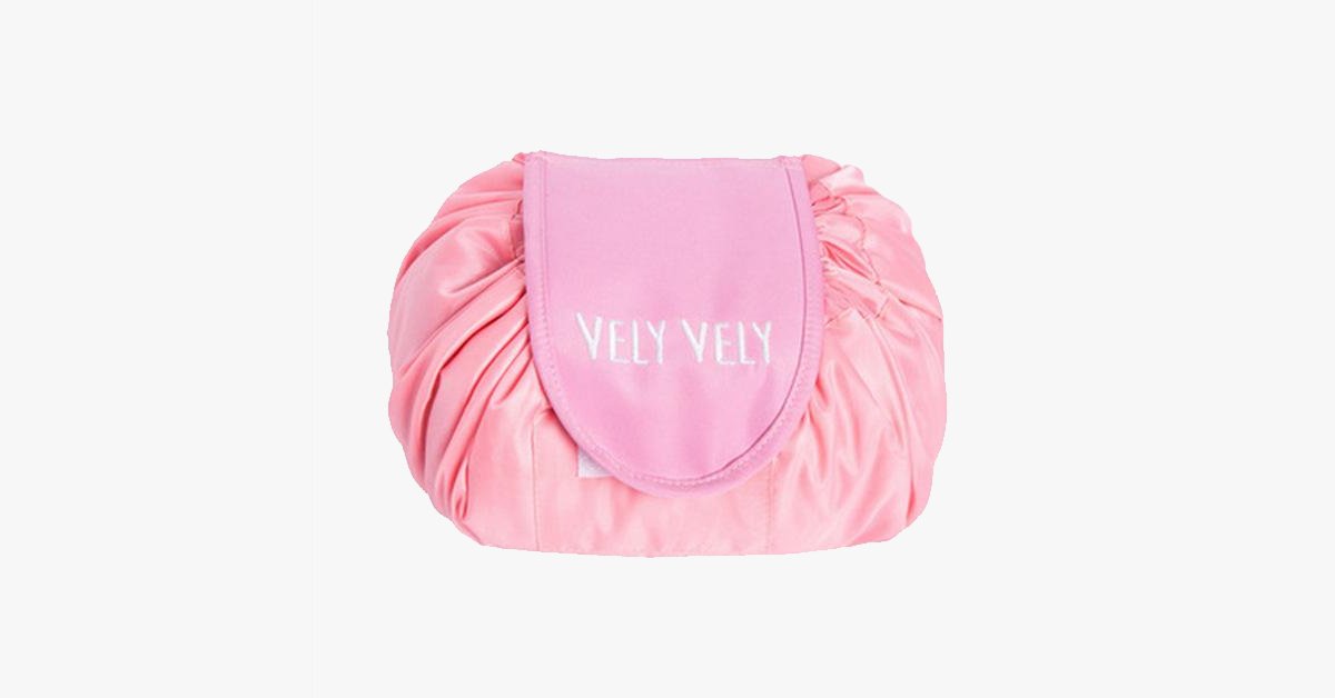 Magic Cosmetic Travel Pouch - Polyester Bag - Drawstring Closure - Perfect to Organize Your Cosmetics!