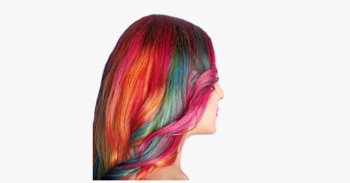 6pc Shimmer Hair Chalk Comb