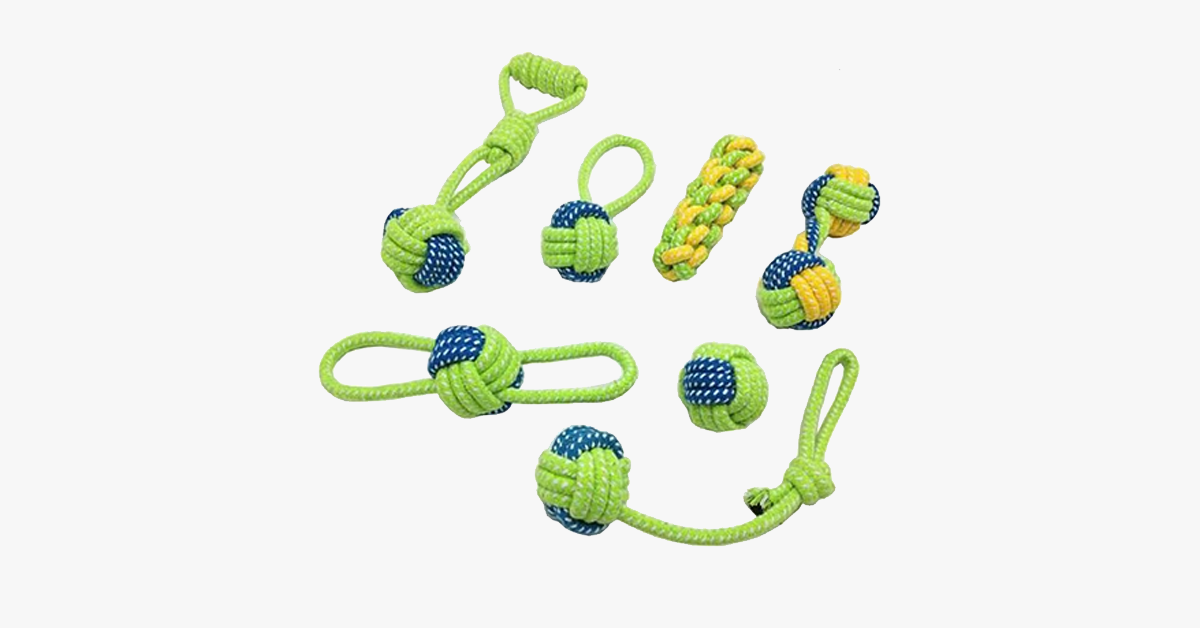 Interactive Pet Chewing Rope Ball