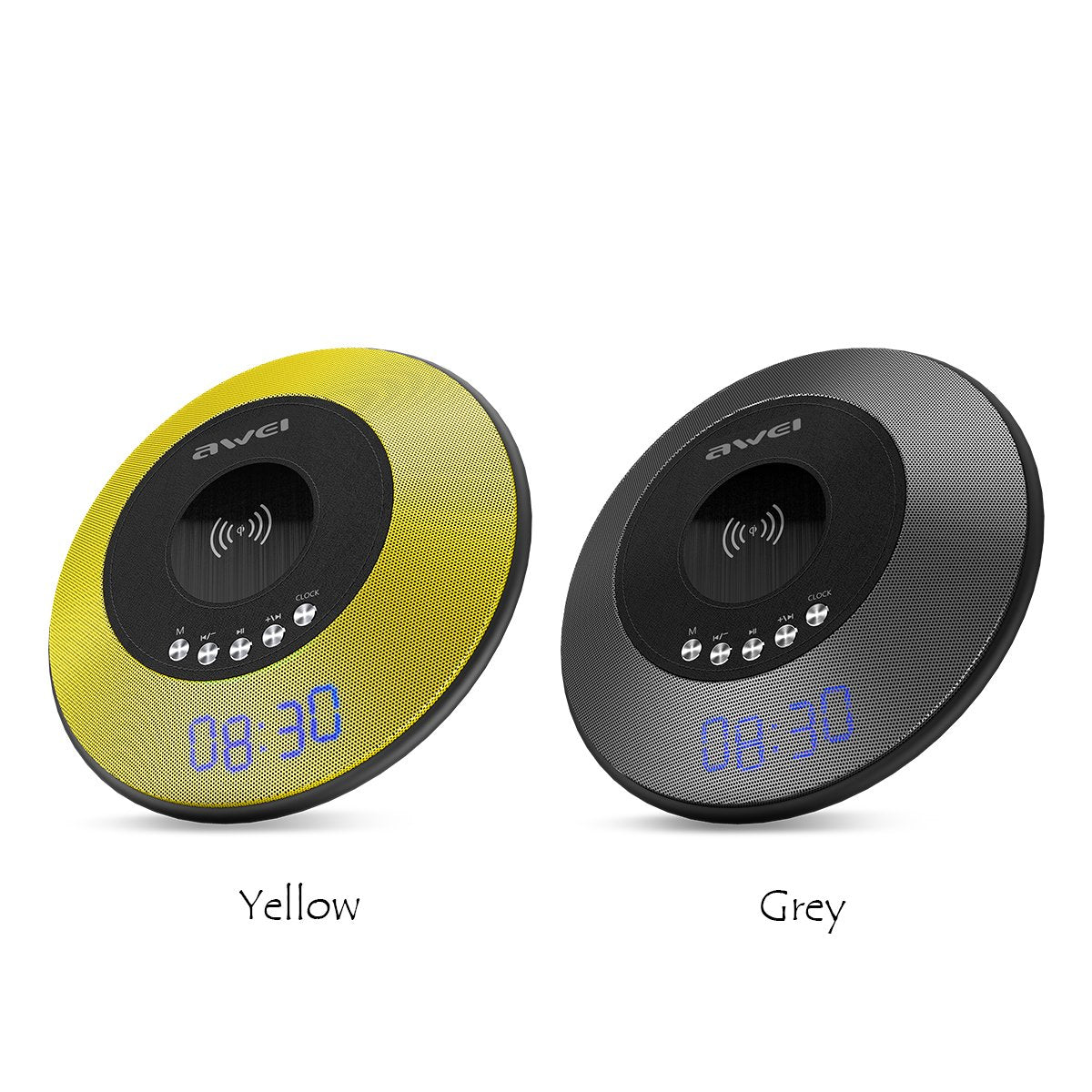 4-in-1 Wireless Charging Pad That Hides Bluetooth Speaker, Radio & Alarm Clock