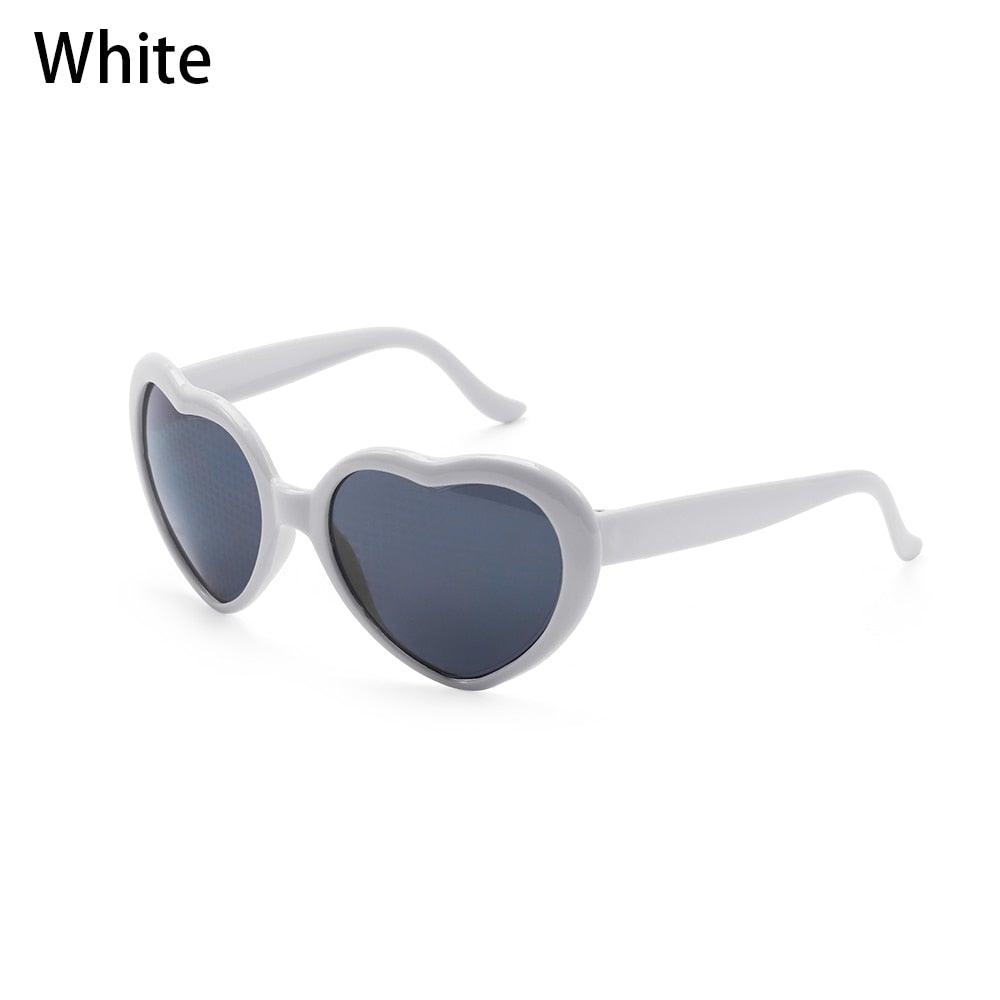 Heart Shaped Diffractive Glasses