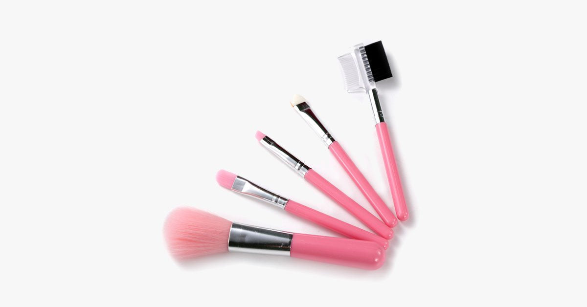 5 Piece MakeUp Travel Set