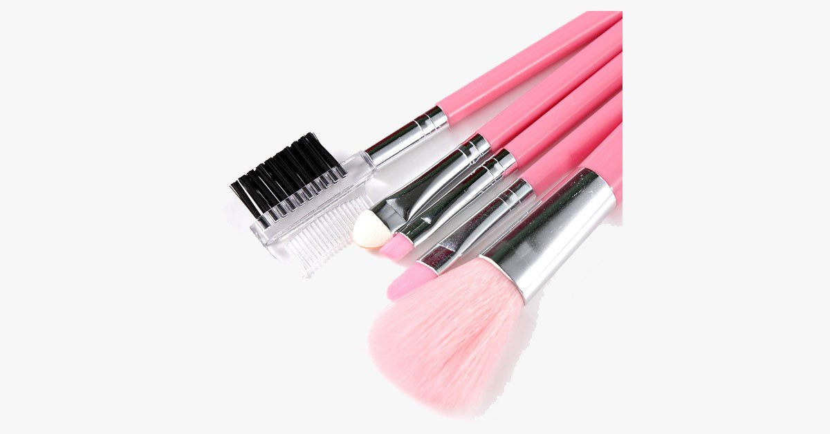 5 Piece MakeUp Travel Set