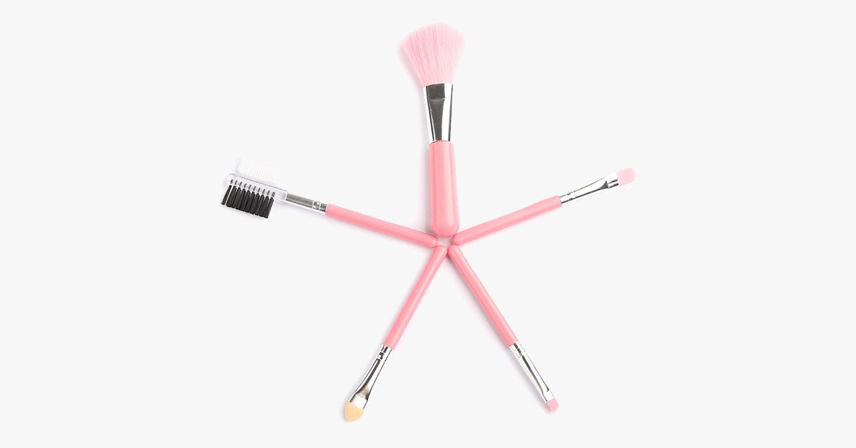 5 Piece MakeUp Travel Set