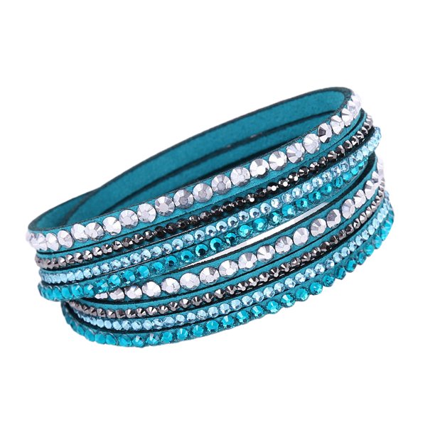 Multi-layer Women Bracelet Rhinestones Jewelry