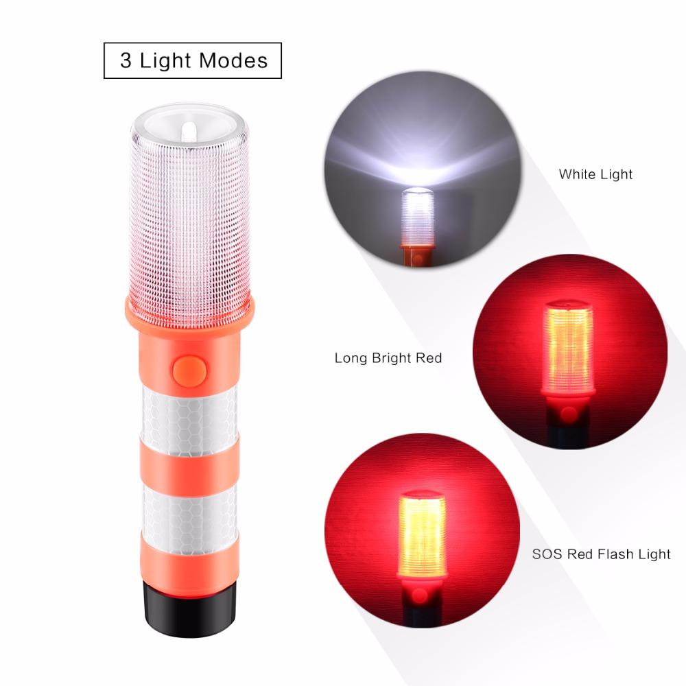 Magnetic Base Emergency LED flares