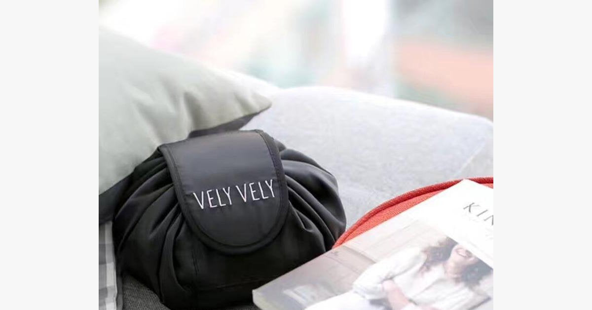 Magic Cosmetic Travel Pouch - Polyester Bag - Drawstring Closure - Perfect to Organize Your Cosmetics!