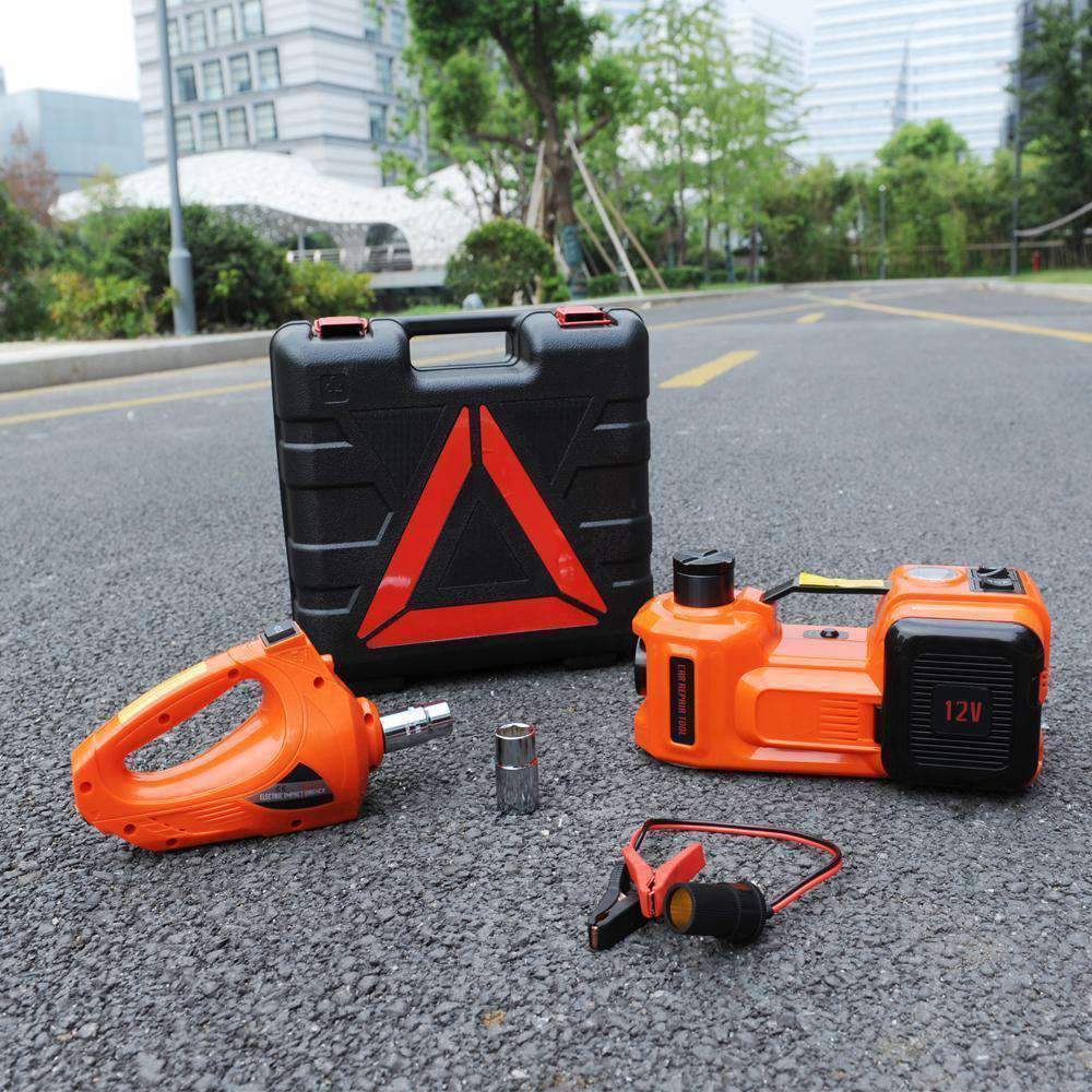 Electric Hydraulic Floor Jack Car Repair Toolkit