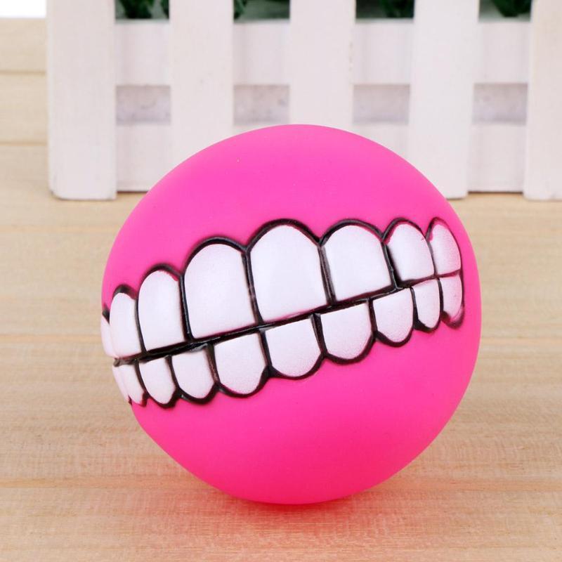 Chewy Dog Toy Ball With Teeth