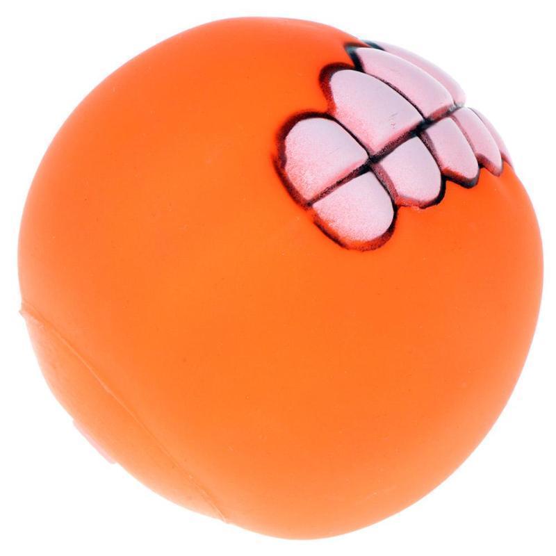 Chewy Dog Toy Ball With Teeth